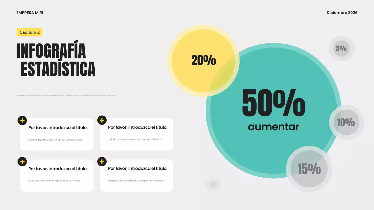 plantilla infográfica moderna gris