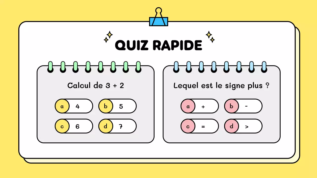 modèle d'éducation ludique jaune