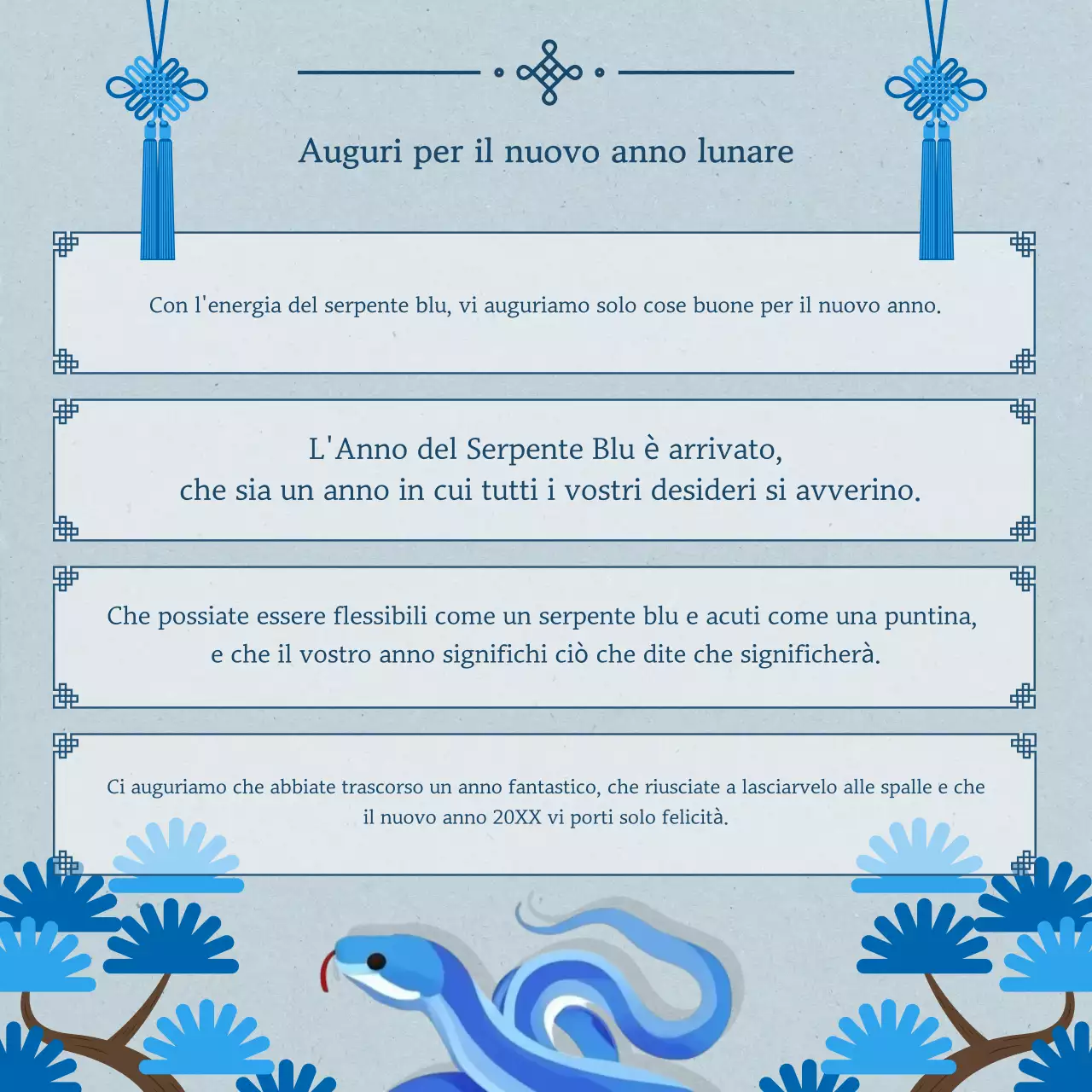 Biglietto d'auguri tradizionale beige