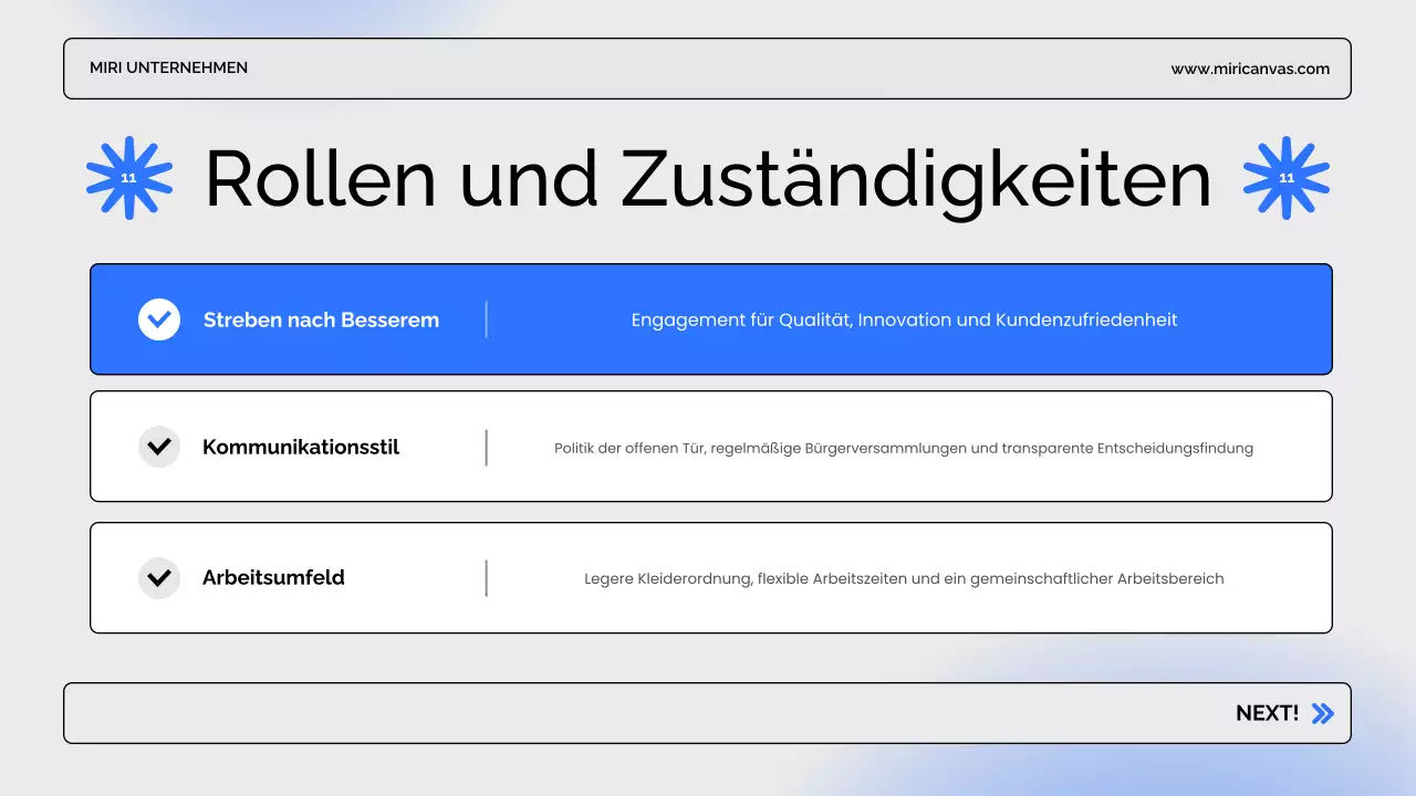 blaue moderne Business-Präsentation