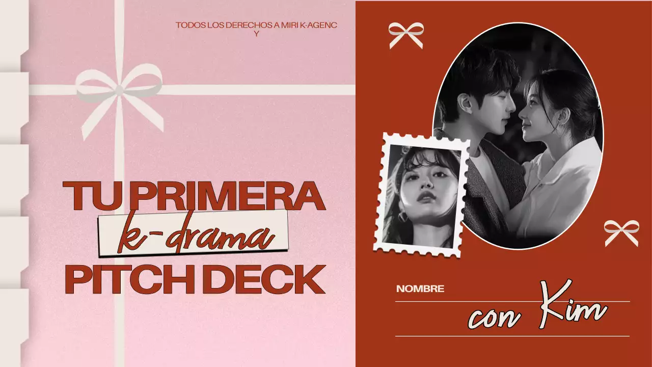 Pink Modern Drama Pitch