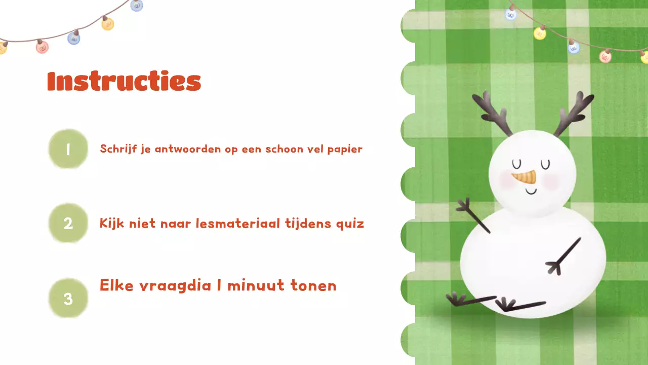 groene feestelijke vakantiepresentatie