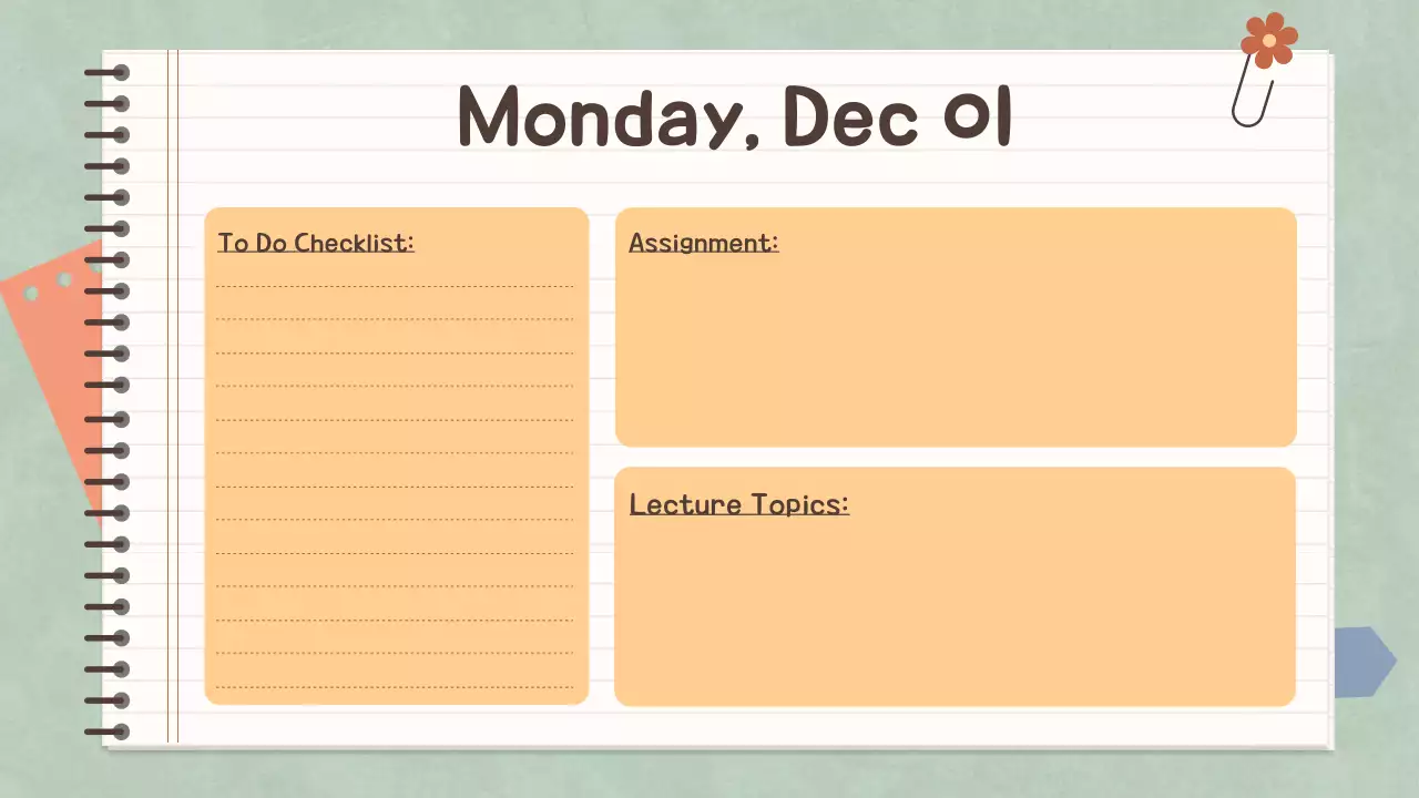 Beige Simple Class Agenda Presentation