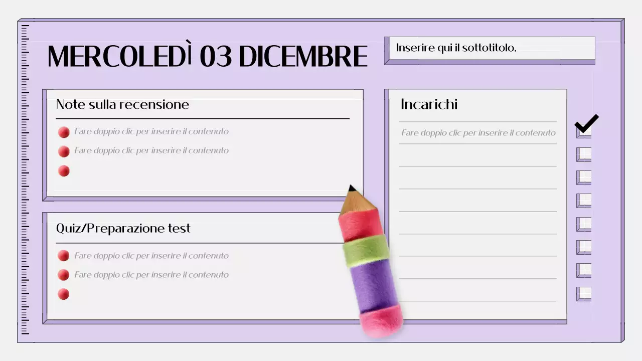 agenda educativa semplice viola