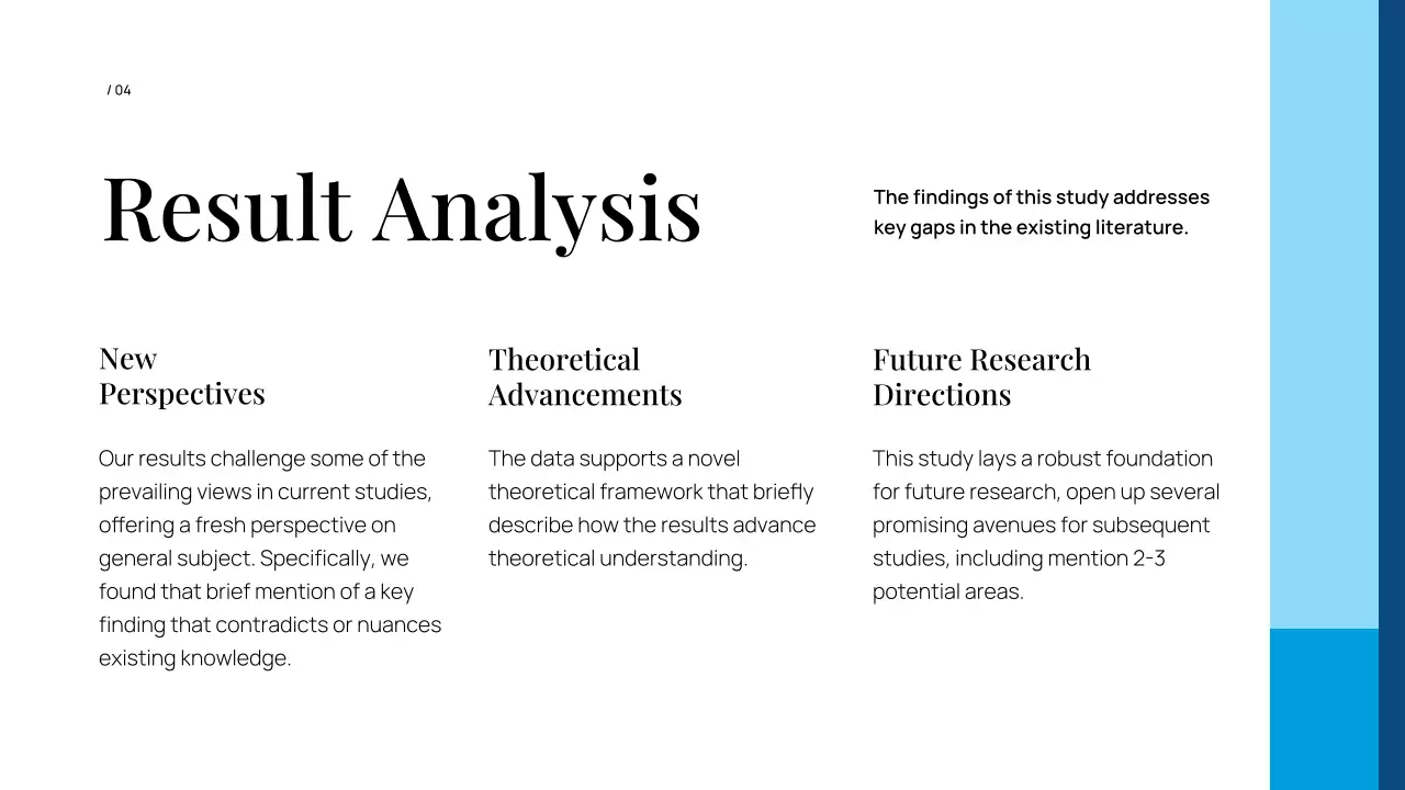Blue Professional Thesis Presentation