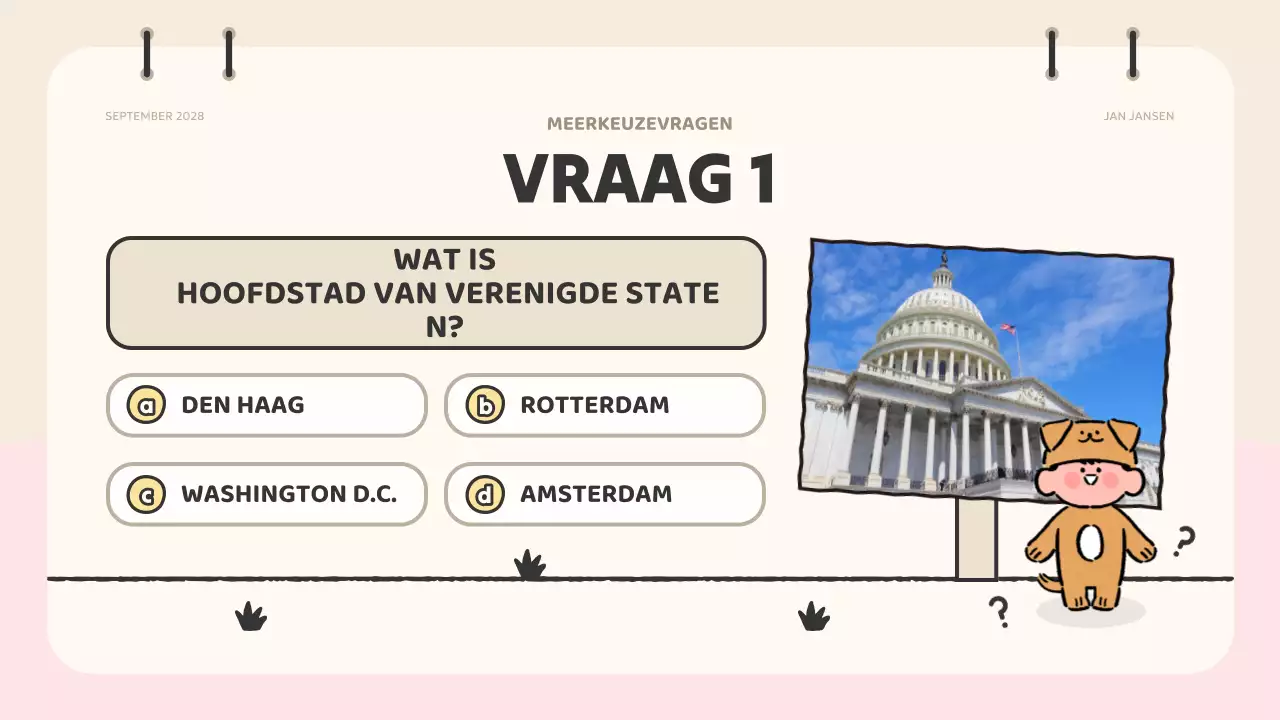 roze animatie quiz materiaal