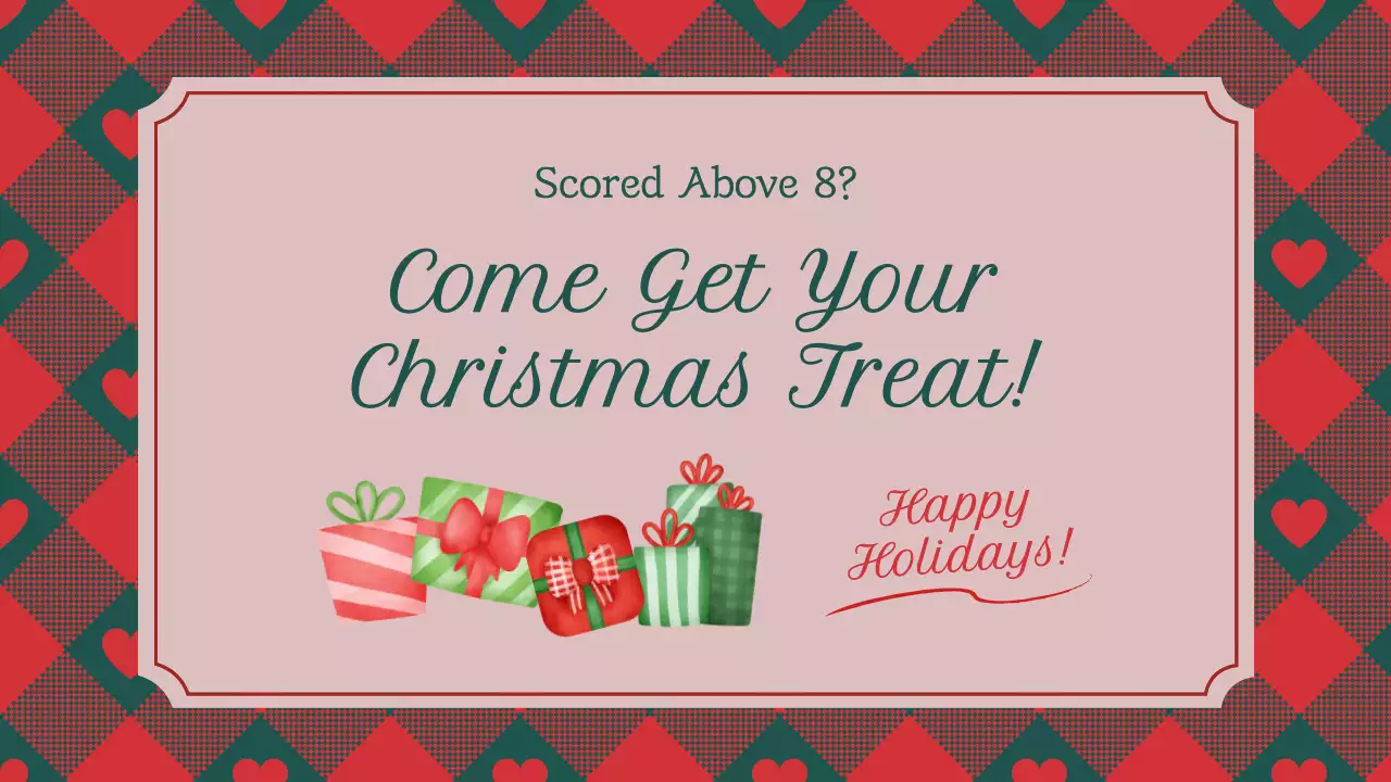 Red Traditional Christmas Event Presentation