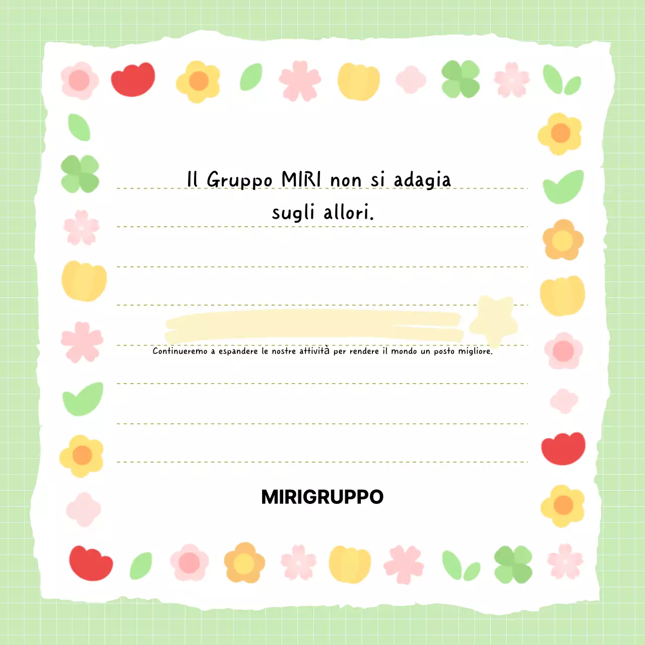 Campagna annuale di contributi sociali semplici