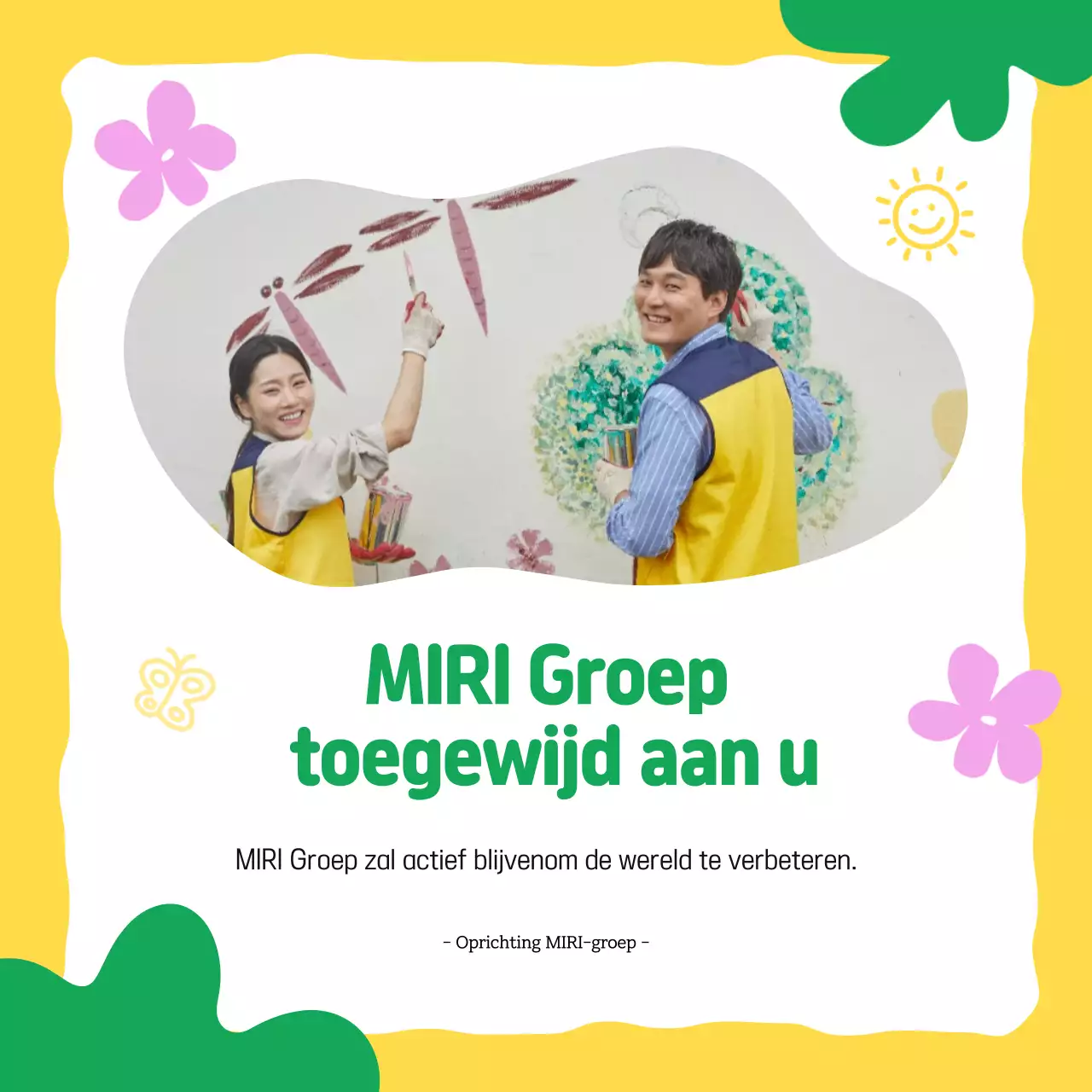 Geel voor het milieu-campagne