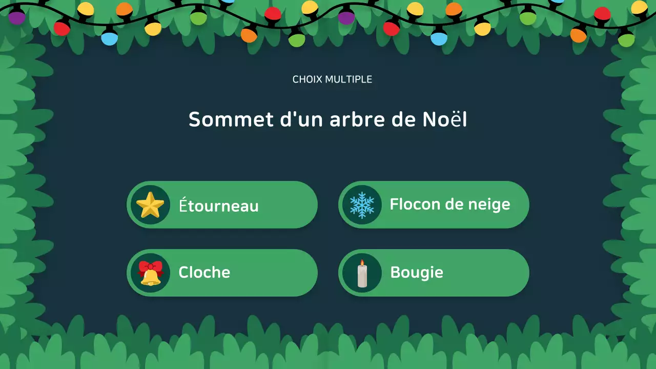 présentation créative d'un événement festif pour les fêtes de fin d'année