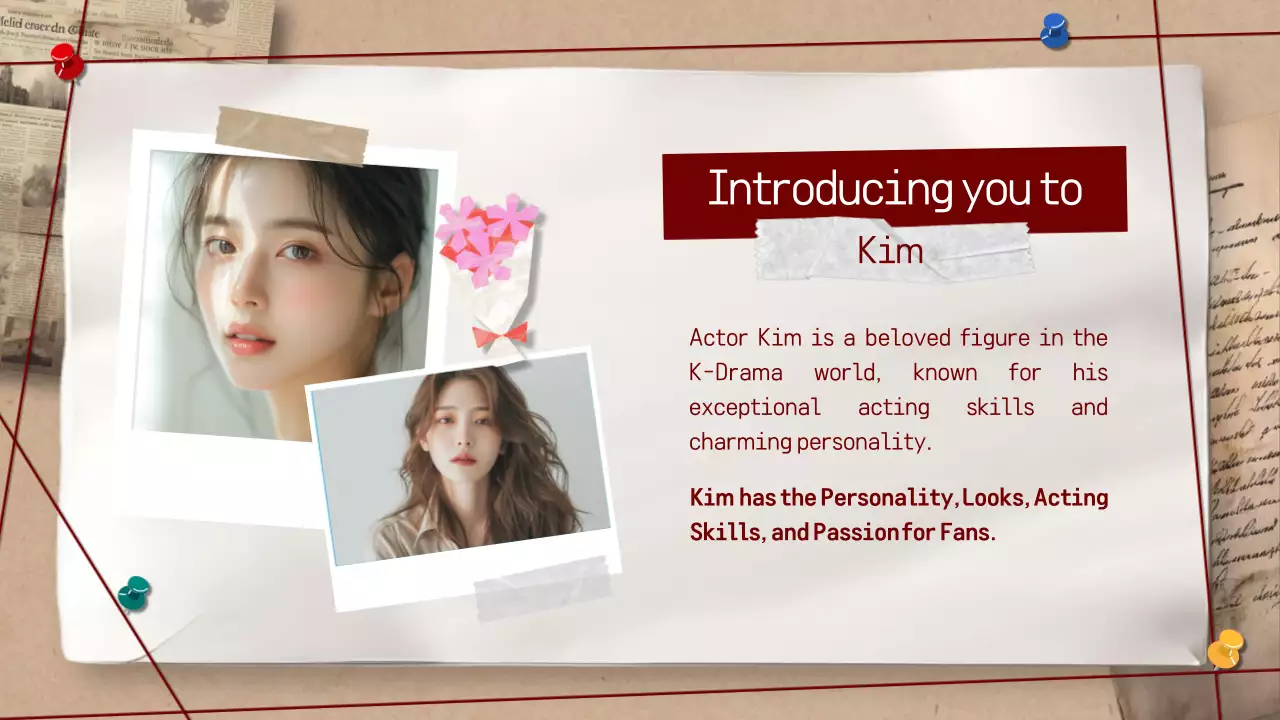 Red Traditional K-Drama Promotion Presentation