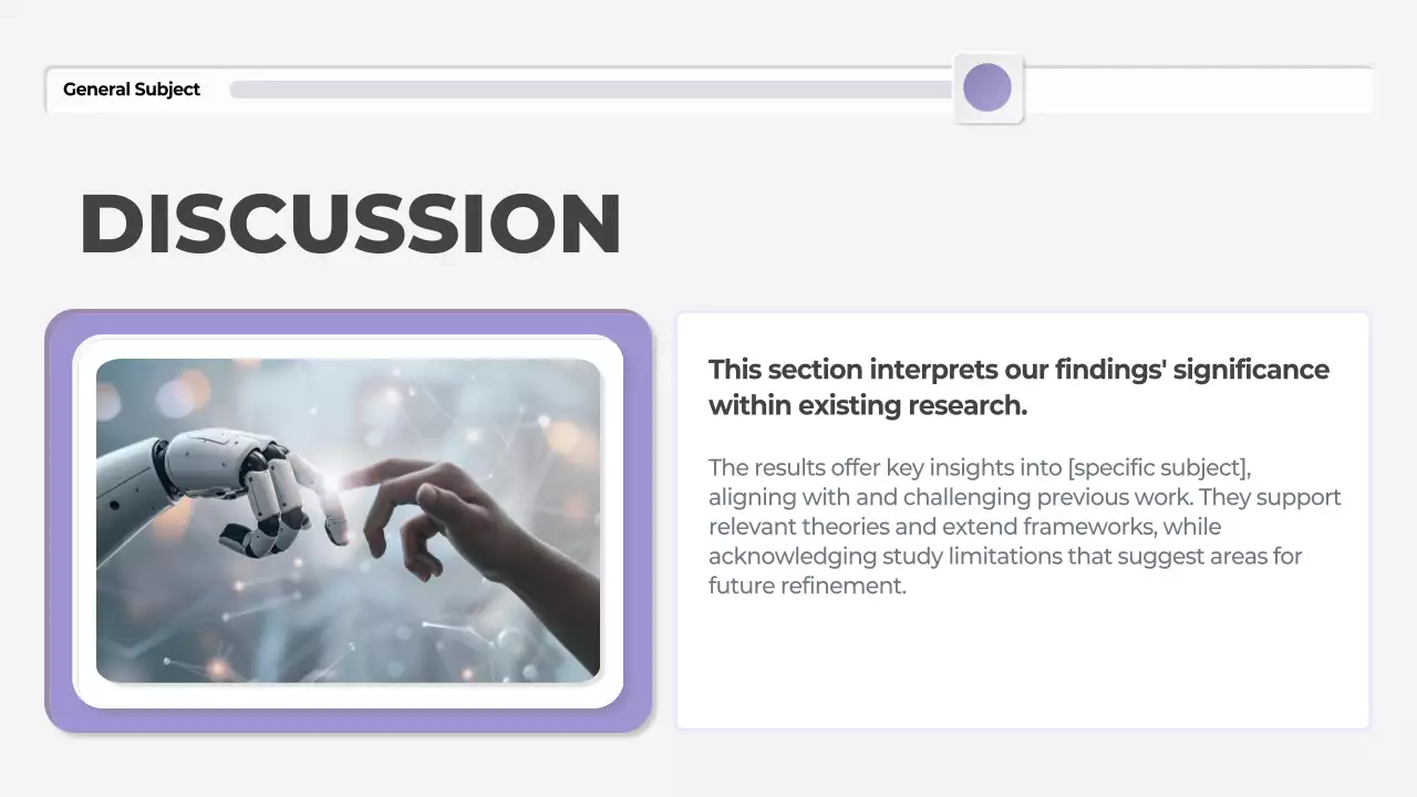 Purple Modern Thesis Guide Presentation