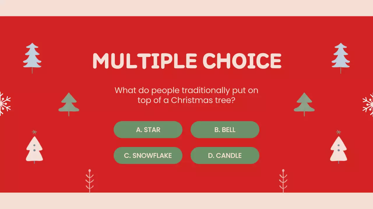 Red Traditional Christmas Guide Presentation