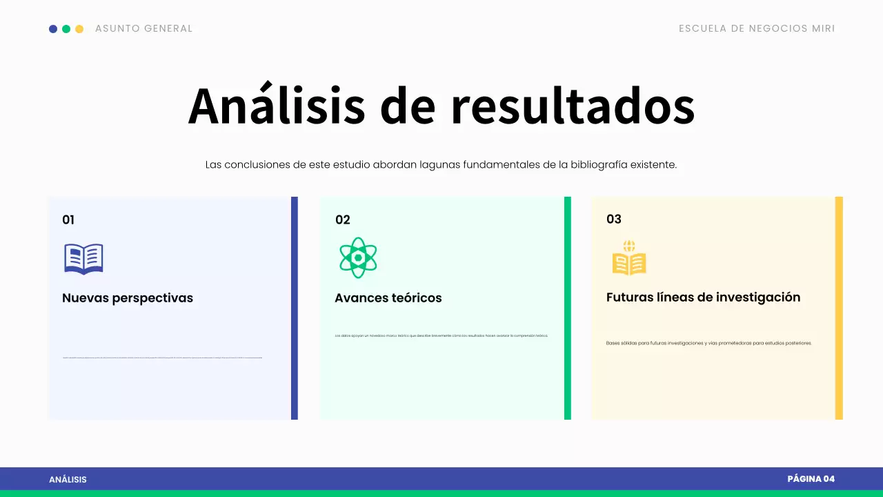 presentación de la tesis blue modern