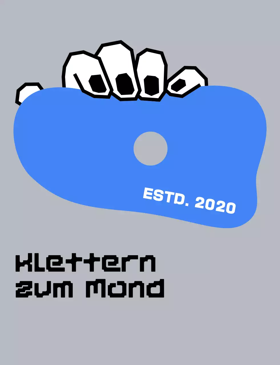 Graue moderne Kletterbekleidung