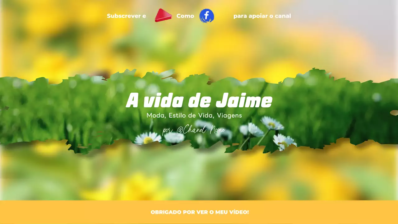 canal estilo de vida verde e moderno