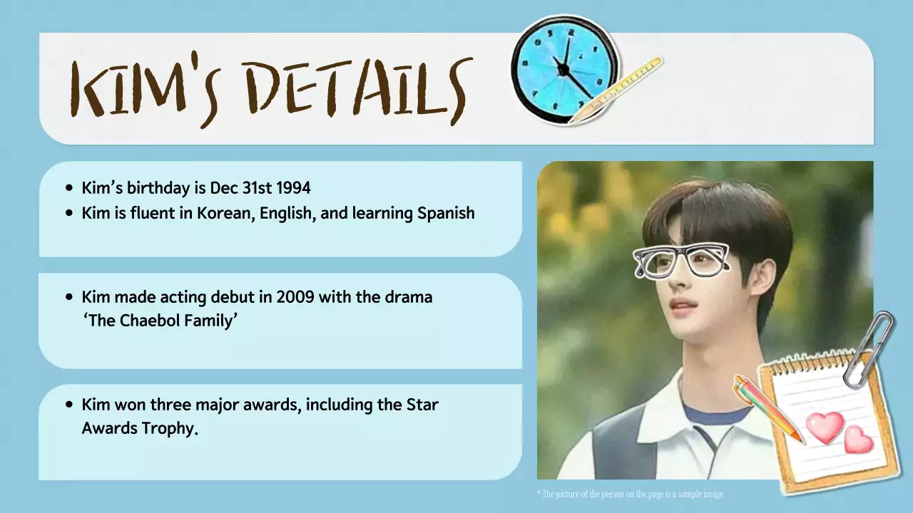 Blue Whimsical K-Drama Pitch Presentation