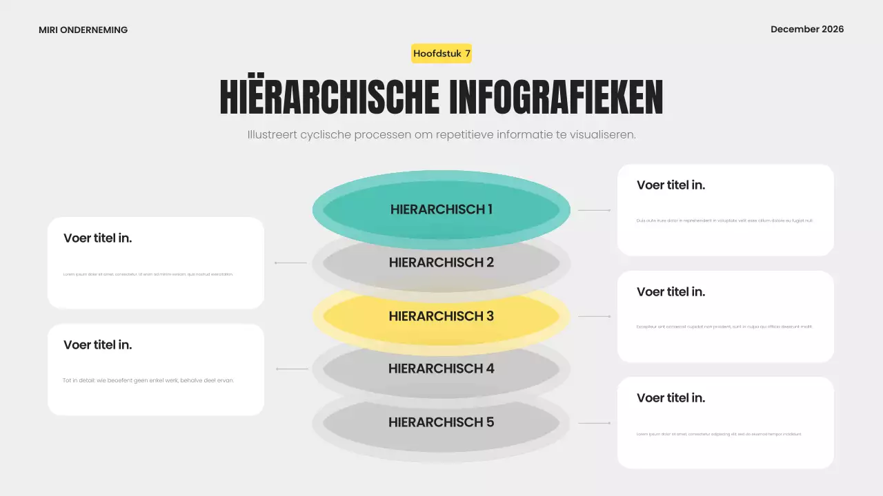 grijs modern infografisch sjabloon