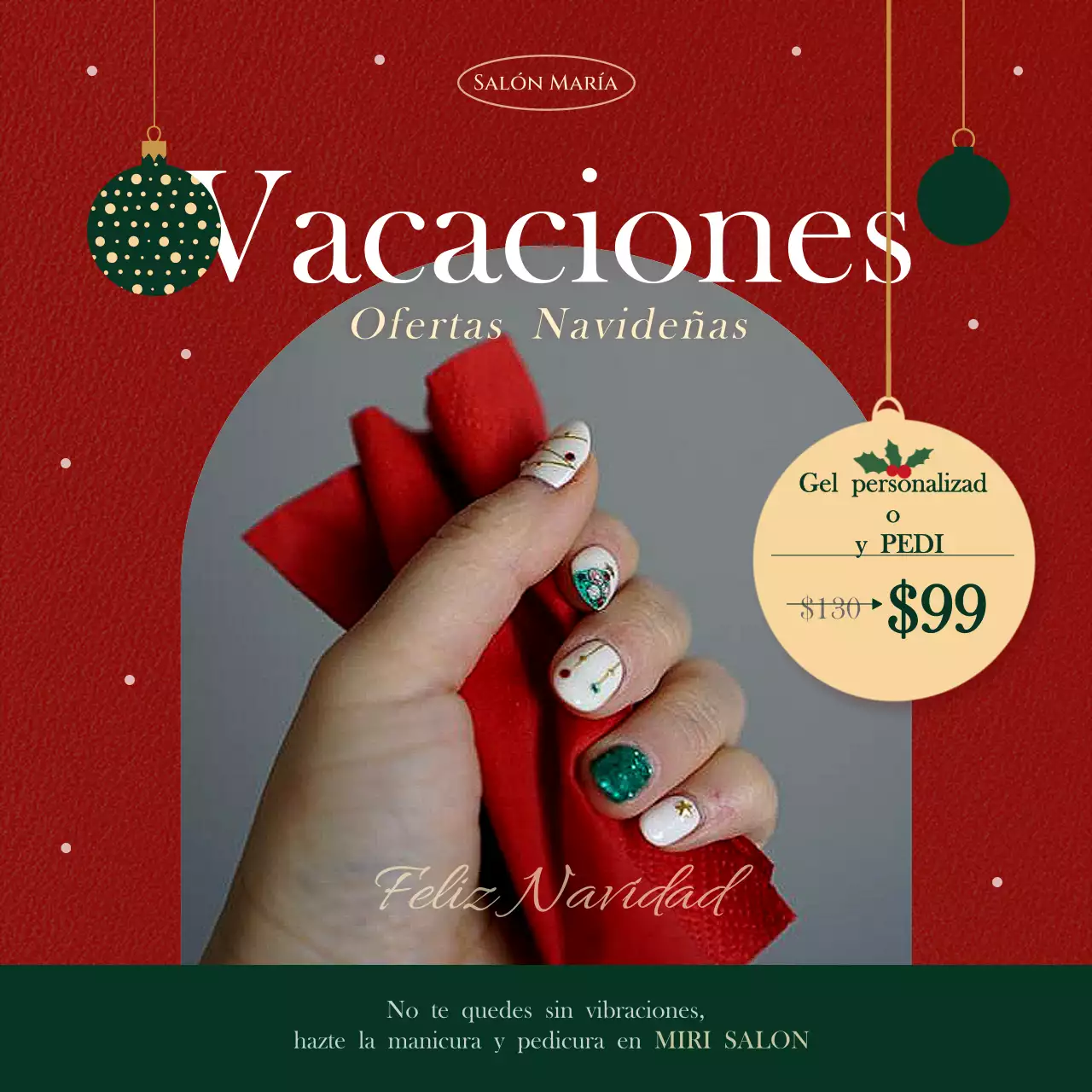 promoción navideña red elegant