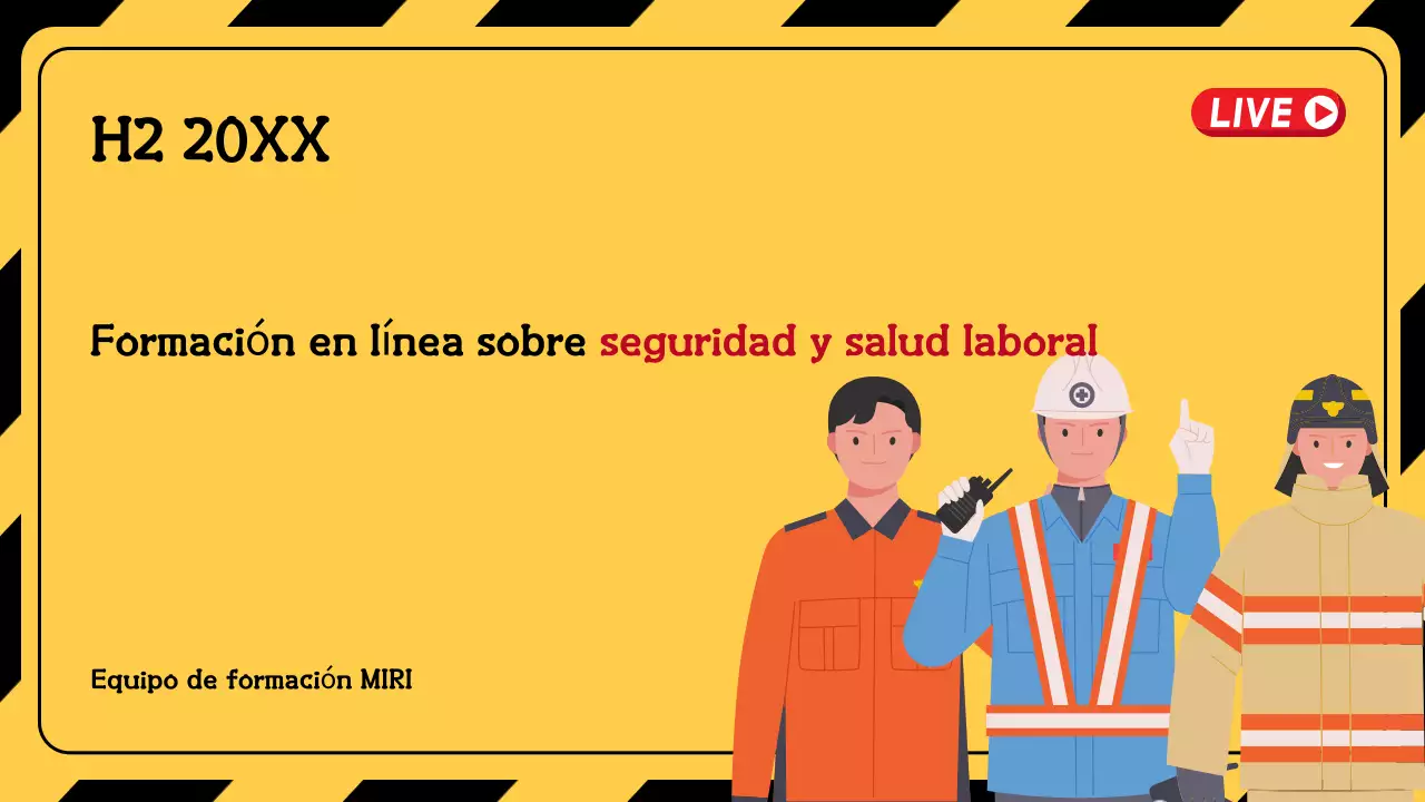 Guía de formación sobre seguridad Yellow Simple