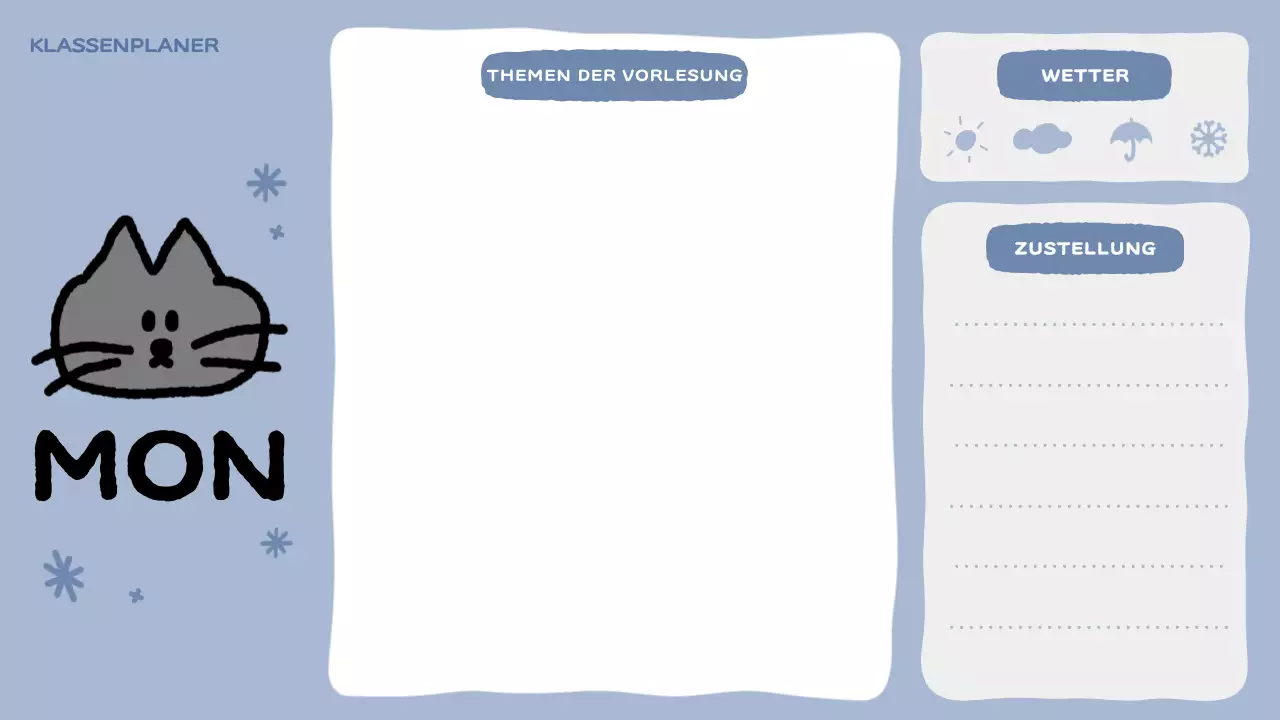 rosa niedlichen Klasse Planer