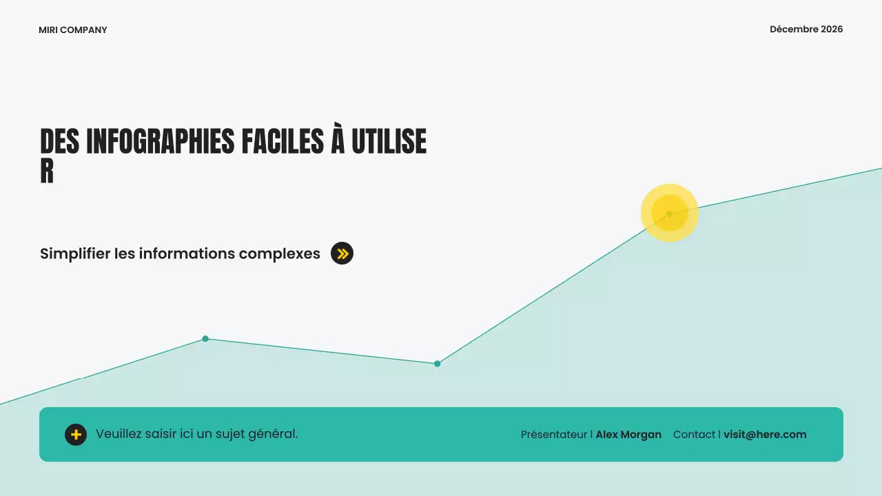modèle d'infographie moderne gris
