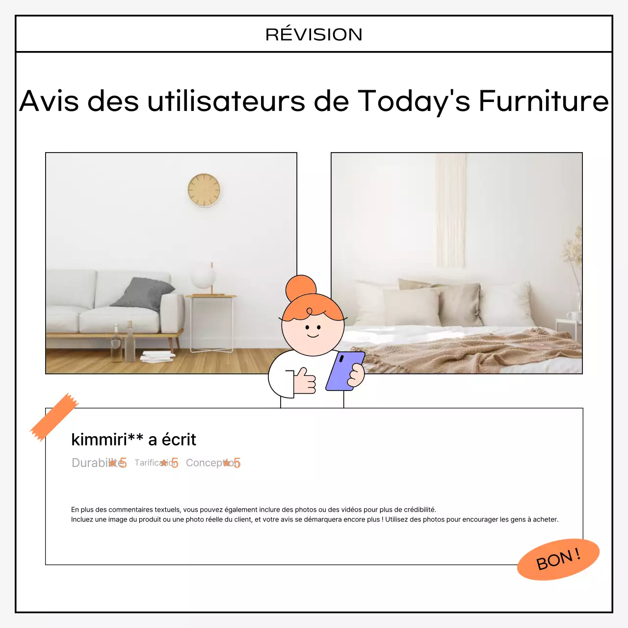 Une collection kitsch de revues orange et noires