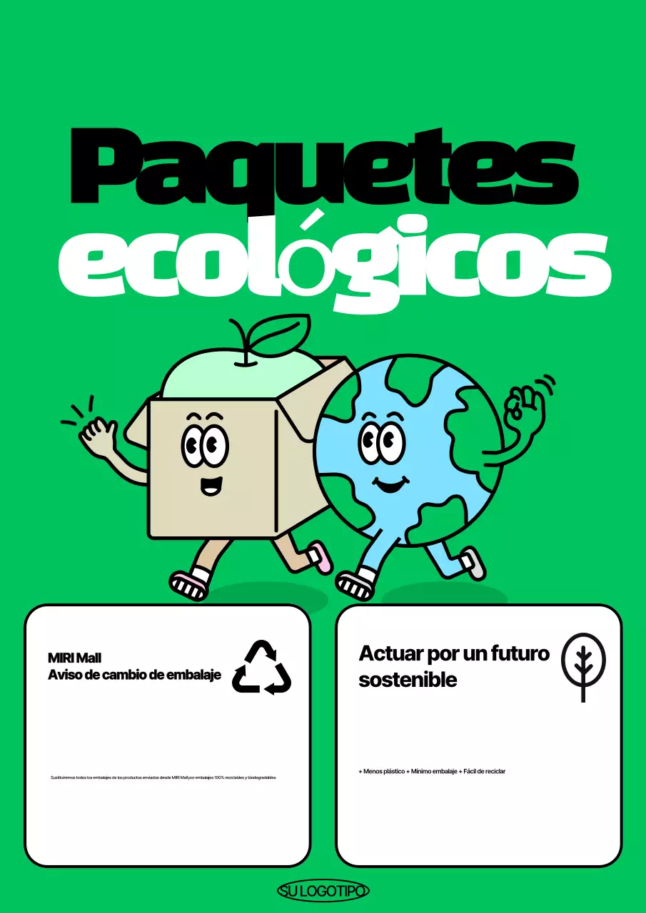Paquetes ecológicos y acogedores