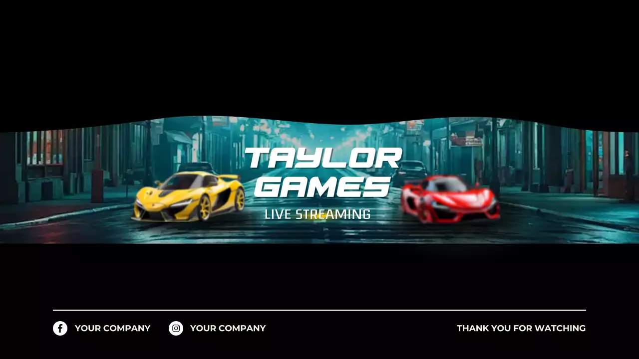 Blue Modern Gaming Promotion YouTube Thumbnail