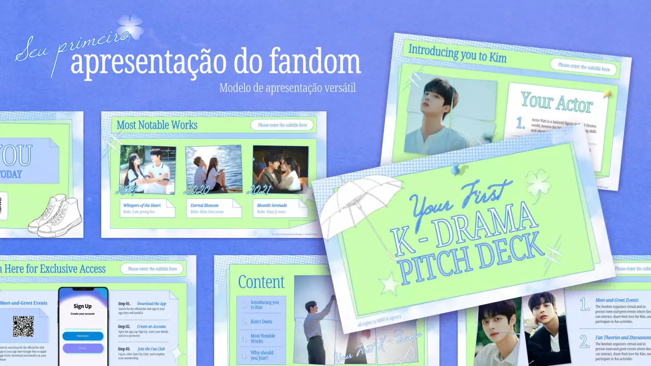 anúncio do blue y2k k drama