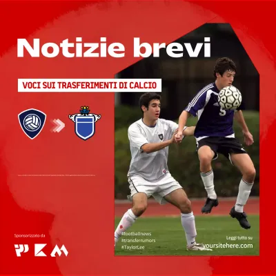 Urban bold sport annuncio notizie media