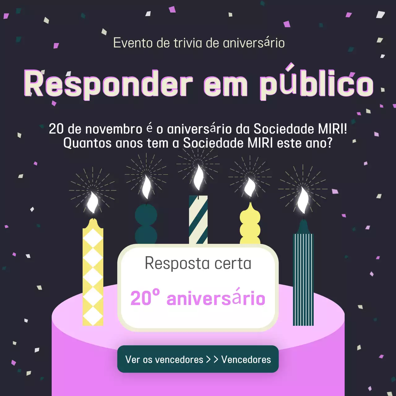 Promover o evento de aniversário da Black Modern