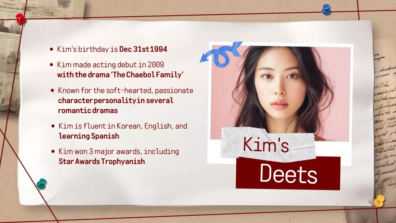 Red Traditional K-Drama Promotion Presentation