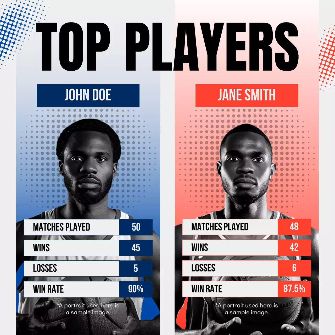 Blue Modern Sports Analytics Social Media Post