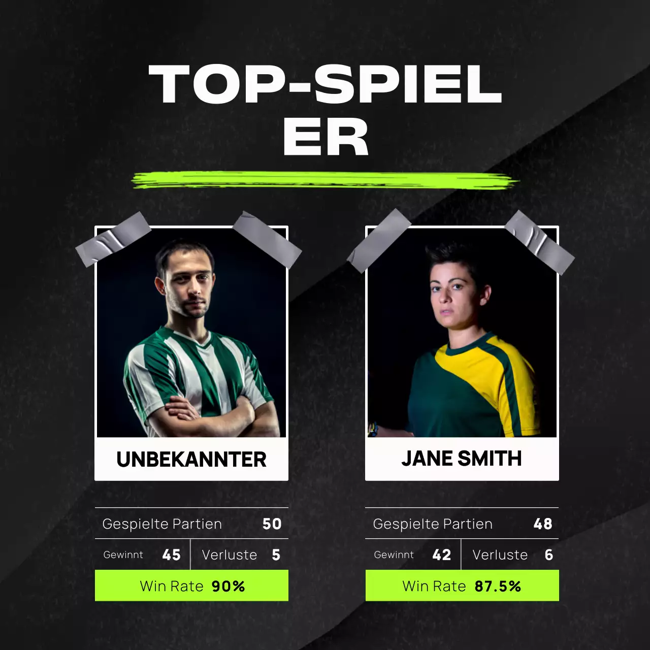 TRENDY FETT TOP PLAYER SPORT SOCIAL MEDIA POST