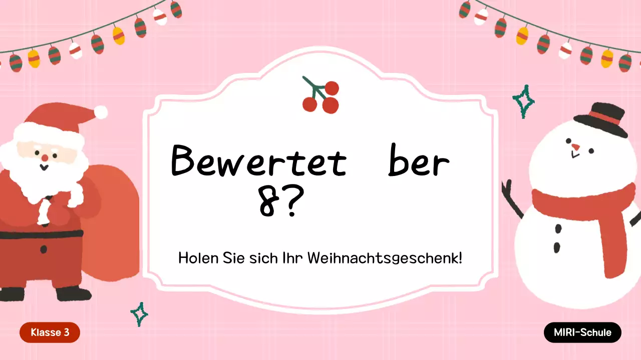 Grüne festliche Feiertagseinladung