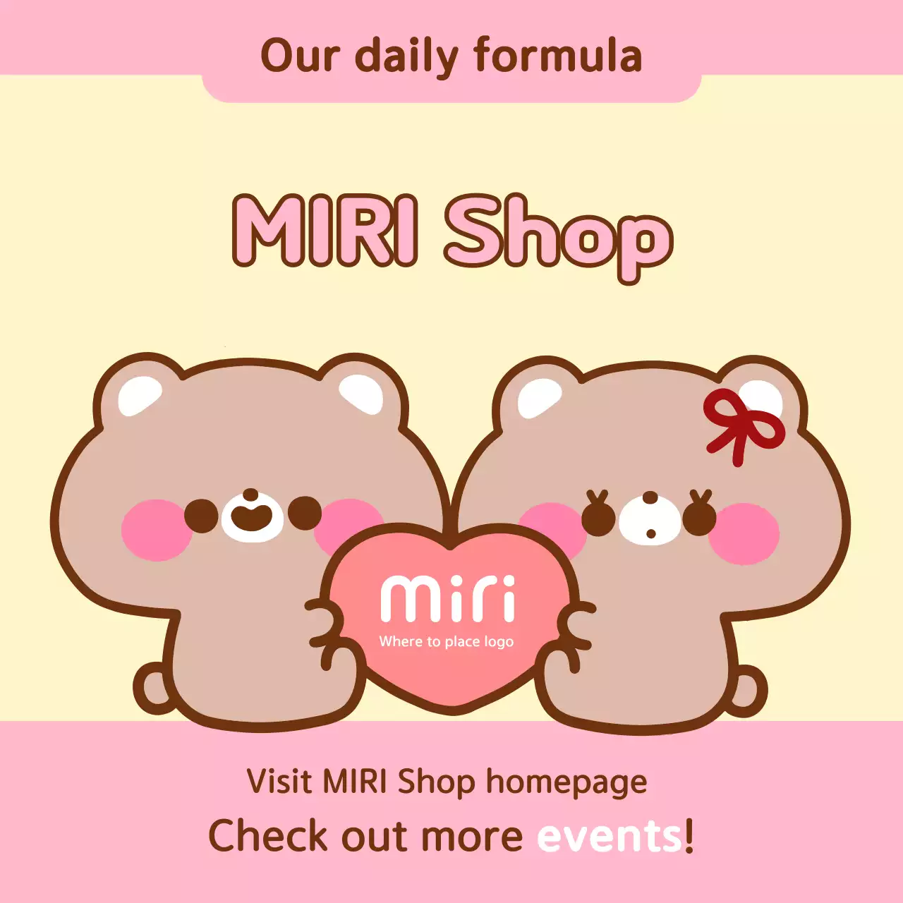 Promoção de evento Pink Cute Quiz Instagram Carousel