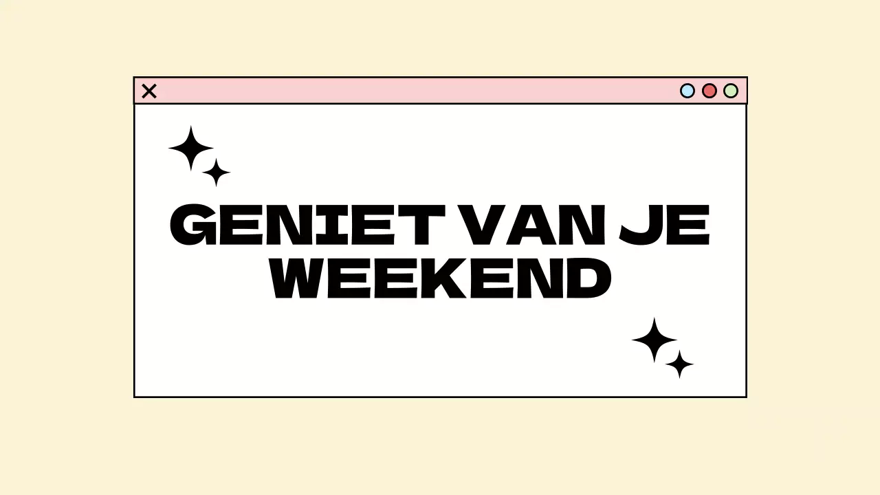 Presentatie Minimalistische Pastel Klasagenda