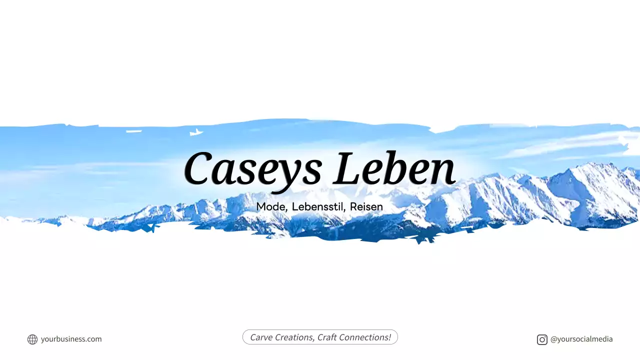 blauer minimalistischer lebensstil newsletter