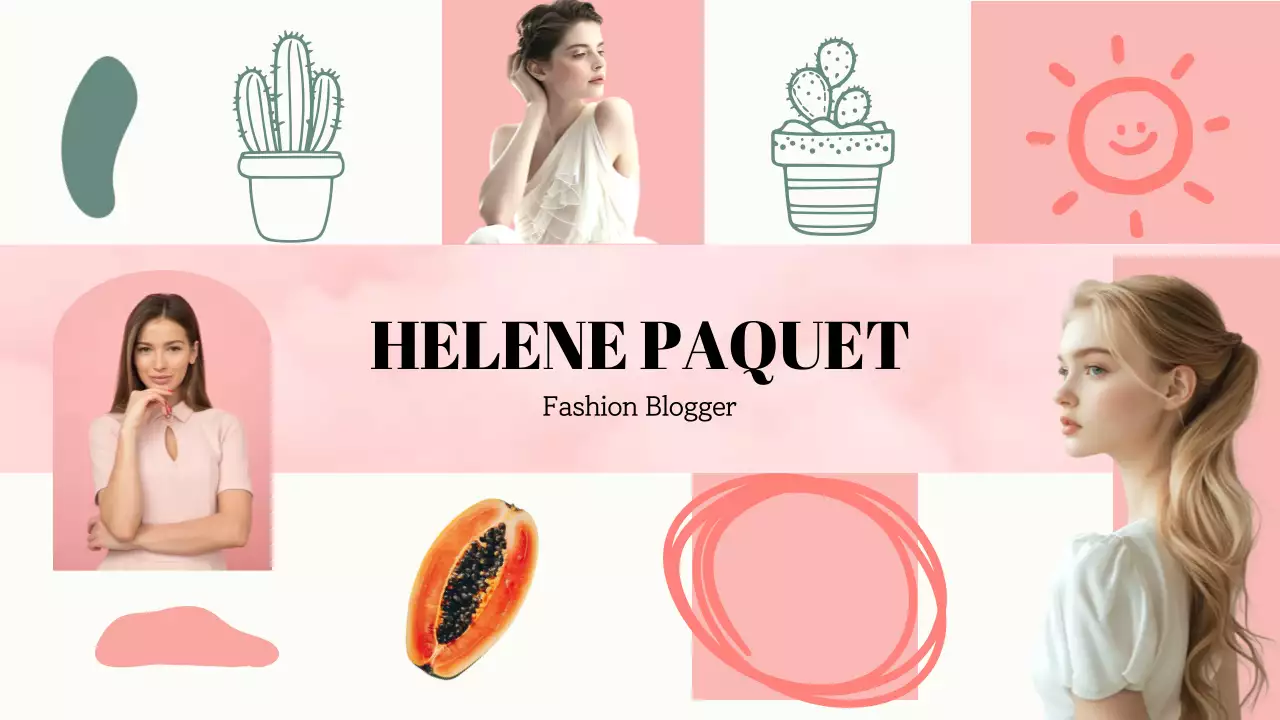 Pink Minimal Fashion Profile YouTube Thumbnail