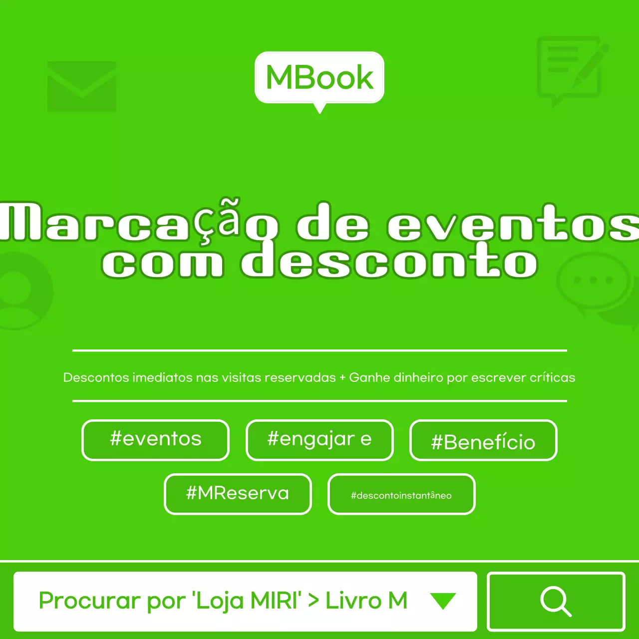 Evento promocional de Ano Novo Limpo