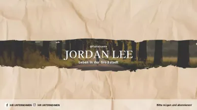 beige rustikales Lifestyle-Banner