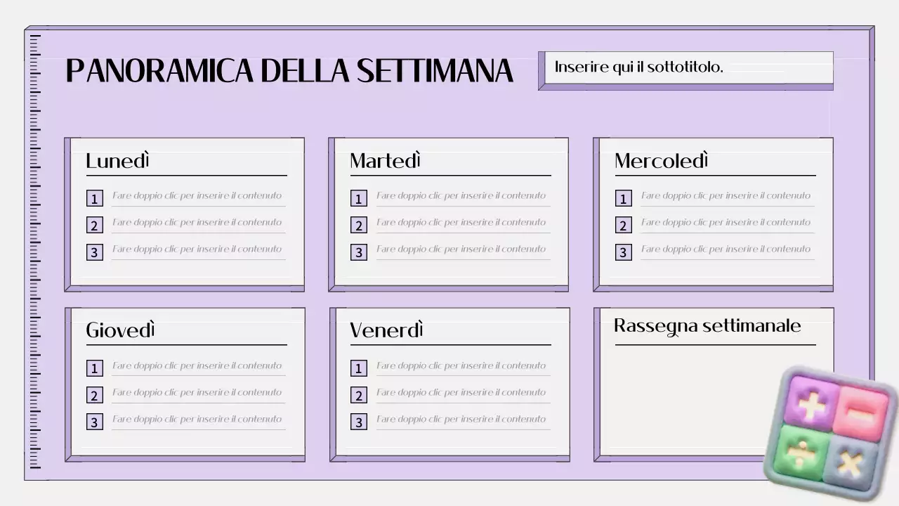 agenda educativa semplice viola