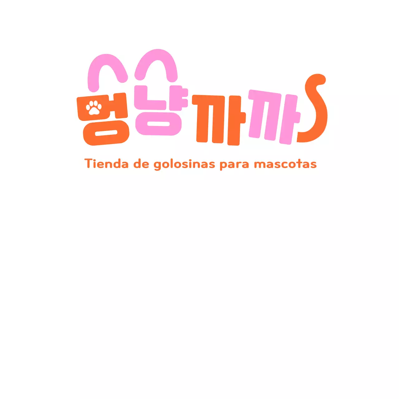 Logotipo rosa simple para mascotas