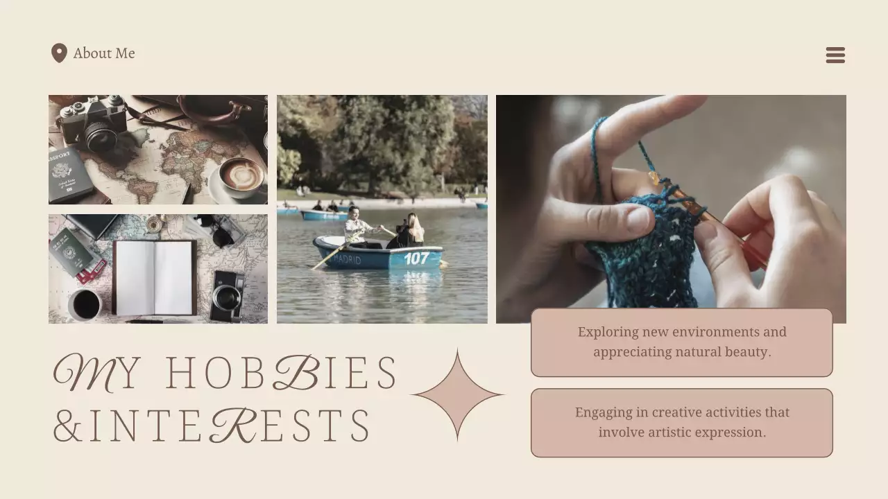 Presentasi Pengenalan Profil Sederhana Beige