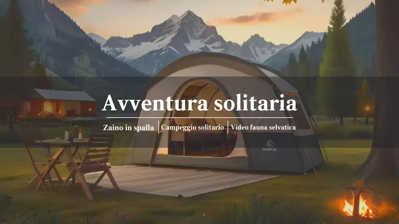 canale youtube green rustic camping art