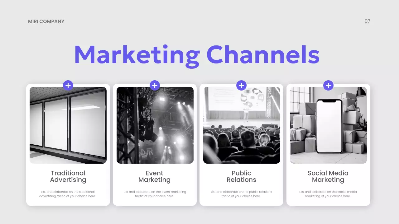 Blue Modern Marketing Plan Guide Presentation