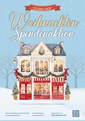 blaue traditionelle Weihnachtsanzeige