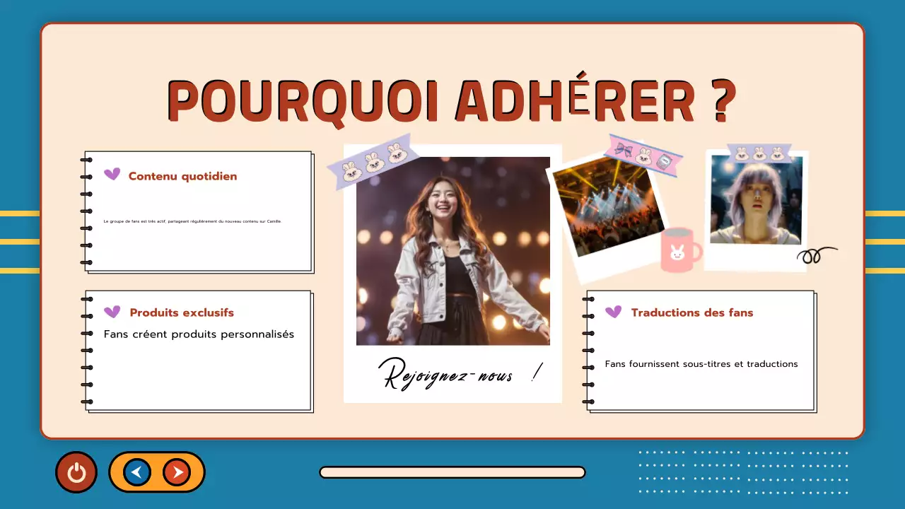 beige blue retro drama presentation