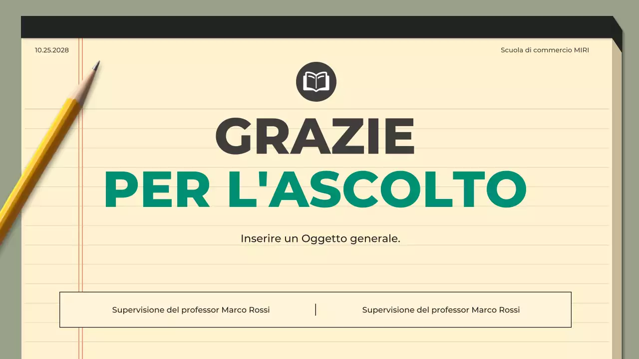 guida alla tesi verde moderna